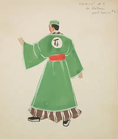 Микадо: Хор №4 Мистер МаДан by Максин Боровски, 1934-1943 — digital art print download