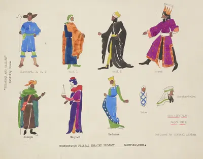 Портные и швеи (Рождественская драма) by Майкл Адриан, 1934-1943 — digital art print download
