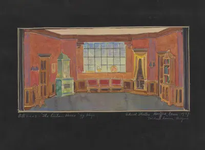 Занавес поднимается: эскиз № 1, акты 1-2 и 3 by Майкл Адриан, 1934-1943 — digital art print download