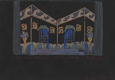 Очень Великий Человек: Эскиз № 2, Акт 2, Клубная комната by Майкл Адриан, 1934-1943 — digital art print download