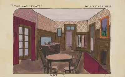 Судья: Эскиз № 3, Акт II by Нелс Астнер, 1934-1943 — digital art print download