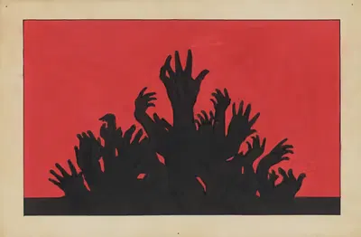 Созданы равными: Эскиз № 20, фон стереоптикона by Поль Кадорет, 1934-1943 — digital art print download