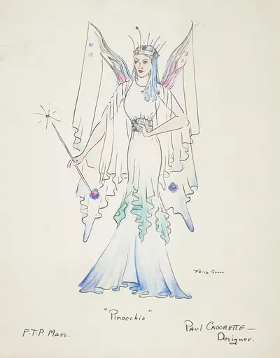 Пиноккио: Фея Королева by Поль Кадорет, 1934-1943 — digital art print download