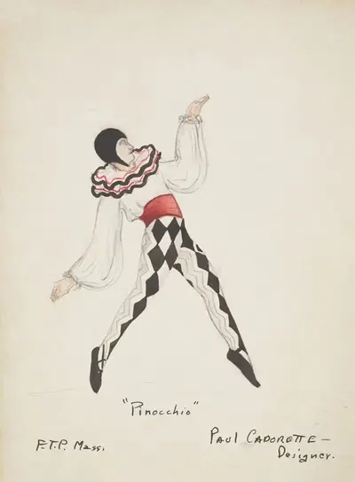 Пиноккио: Кувыркающийся by Поль Кадорет, 1934-1943 — digital art print download