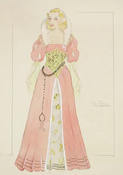 Шесть, кто проходит, пока варятся чечевицы: Королева by Питер Кросби, 1934-1943 — digital art print download