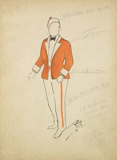 Circus: unidentified character by Robert Byrne, 1934-1943 — digital art print download