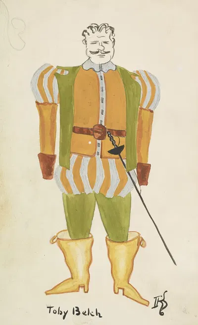 Twelfth Night: Toby Belch by Robert Byrne, 1934-1943 — digital art print download