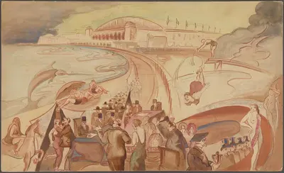 Темп: Сцена для неопознанного танца by Уолтер Уолден, 1934-1943 — digital art print download