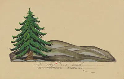 Святая ночь: Акт второй (Сосна в скалистых холмах) by Вуд МакЛейн, 1934-1943 — digital art print download