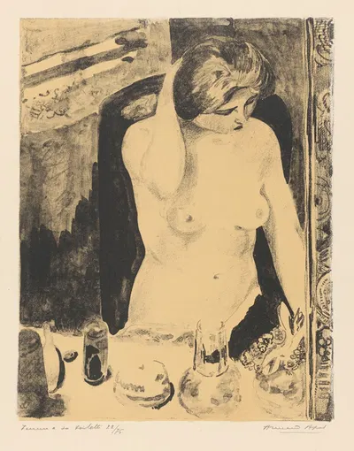 Женщина у туалета by Арман Аполь, 1925 — digital art print download