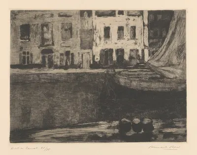 Берег канала by Арман Аполь, 1925 — digital art print download