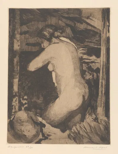 Купальщица by Арман Аполь, 1925 — digital art print download
