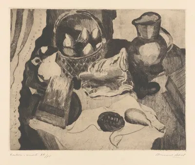 Натюрморт by Арман Аполь, 1925 — digital art print download