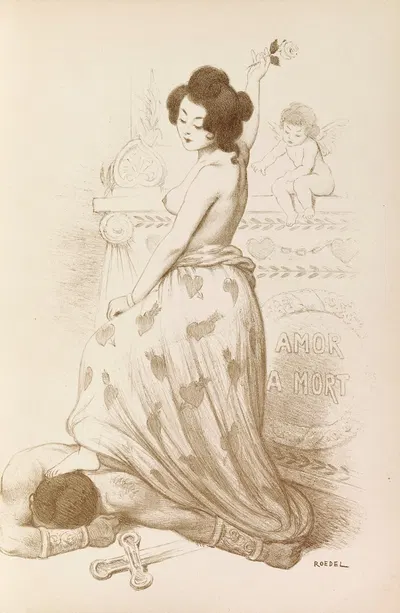 15 новых песен Pl.10 by Огюст Рёдель, 1900 — digital art print download