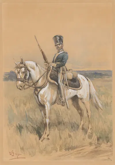 Трепач пульковый из 1831 года by Бронислав Гембаржевский, 1896 — digital art print download