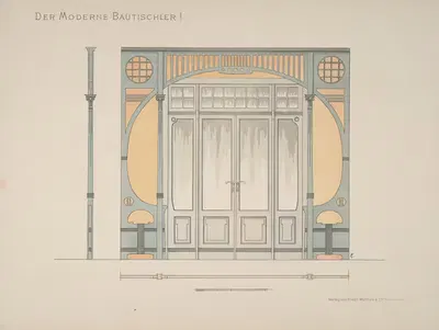 Современный столяр Пл.03 by Эммерих Феллингер, 1904 — digital art print download