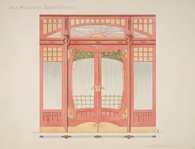 Современный столяр Пл.09 by Эммерих Феллингер, 1904 — digital art print download