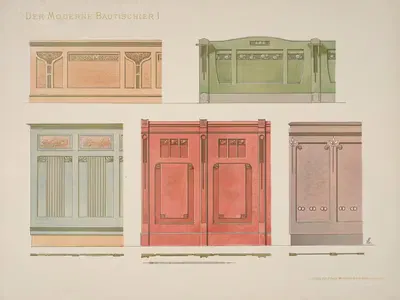 Современный столяр Pl.11 by Эммерих Феллингер, 1904 — digital art print download