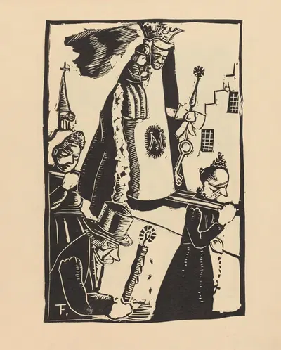 Благочестивые дни – Вроме даген Пл.3 by Феликс Тиммерманс, 1922 — digital art print download