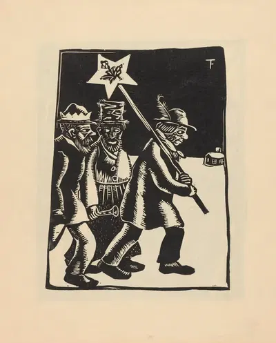 Благочестивые дни Пл.4 by Феликс Тиммерманс, 1922 — digital art print download