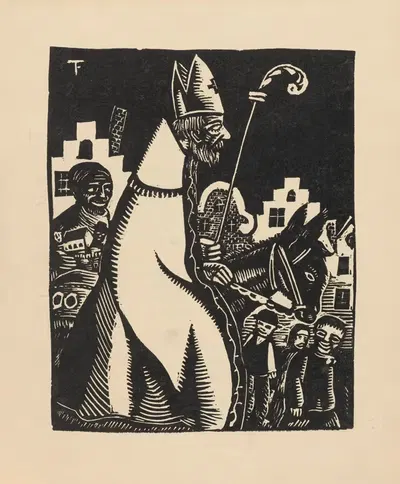 Пиететные дни – Вроме даген Пл.6 by Феликс Тиммерманс, 1922 — digital art print download