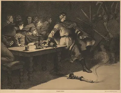 Blodgildet i Roskilde by Gustav Vilhelm Blom — digital art print download