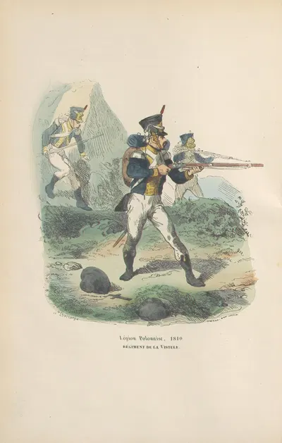Польская легия, 1810. Полк Вислы by Ипполит Белланж, 1844 — digital art print download