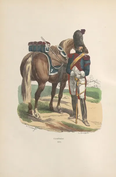 Карабинеры, 1805 by Ипполит Белланж, 1844 — digital art print download
