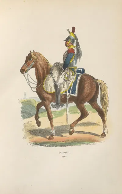 Кирасир, 1809 by Ипполит Белланж, 1844 — digital art print download