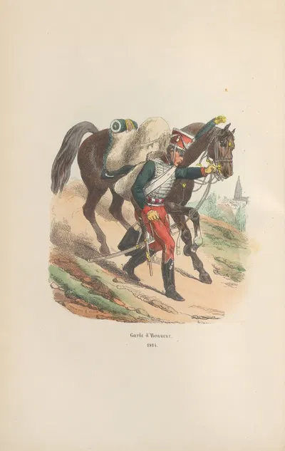 Гвардия Почета, 1814 by Ипполит Белланж, 1844 — digital art print download