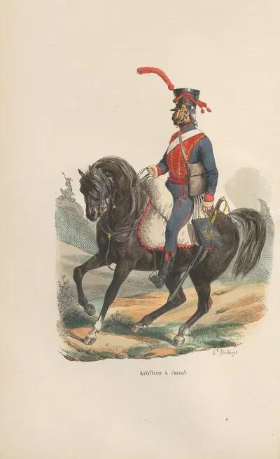 Конная артиллерия by Ипполит Белланж, 1844 — digital art print download
