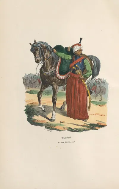 Мамелюк. Императорская гвардия by Ипполит Белланж, 1844 — digital art print download