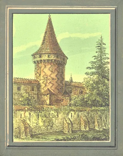 Башня Бартшатников и Чапников by Ежи Глоговский, 1834-1839 — digital art print download