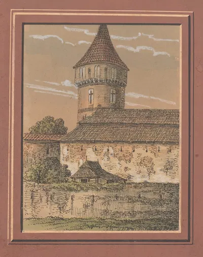Baszta Stolarzy by Jerzy Głogowski, 1834-1839 — digital art print download