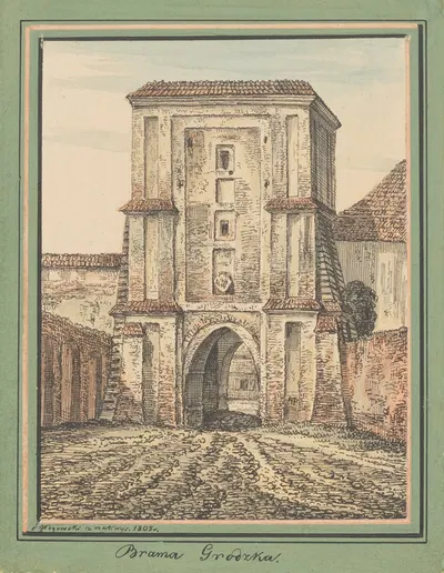 Брама Гродзка by Ежи Глоговский, 1834-1839 — digital art print download