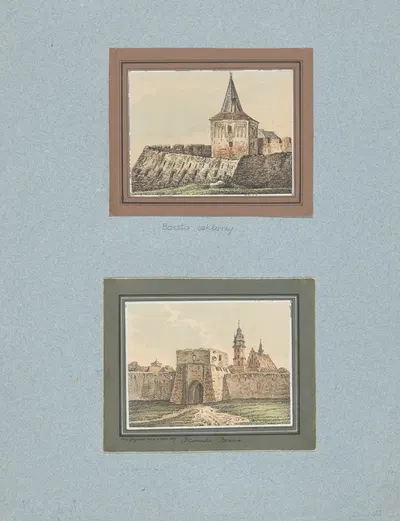 Краковские ворота на Казимежу by Ежи Глоговский, 1834-1839 — digital art print download