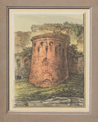 'Рондель' за Костелом Святого Петра и Павла by Ежи Глоговский, 1834-1839 — digital art print download