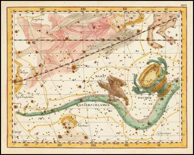 Водяная змея, воробей и кубок by Иоганн Элерт Боде, 1805 — digital art print download