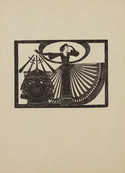 De tocht der Argonauten – Medeïa – Fancy by Karel de Bazel, 1925 — digital art print download