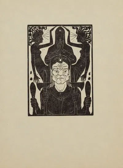De tocht der Argonauten – Physieke kracht viert triomf, wordt onttroond, doch blijft dienstbaar by Karel de Bazel, 1925 —…