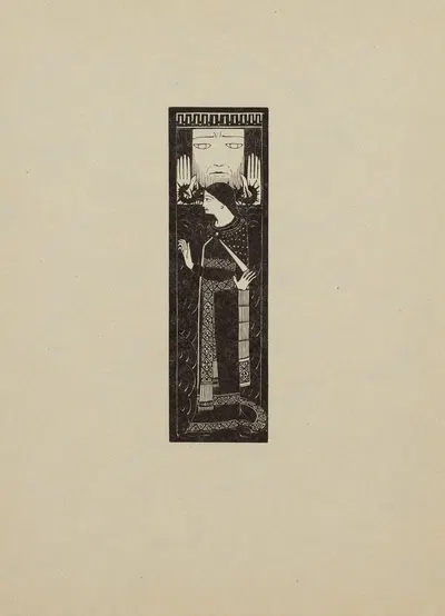 Het hof der genietingen by Karel de Bazel, 1925 — digital art print download