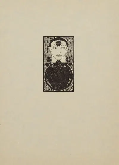 Het hooger Zelf en Tanhâ by Karel de Bazel, 1925 — digital art print download
