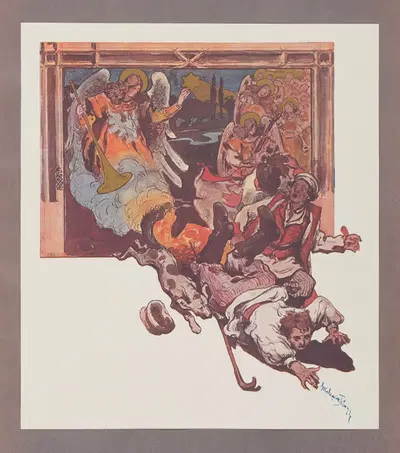 Польский Вифлеем Пл.01 by Влодзимеж Тетмайер, 1906 — digital art print download