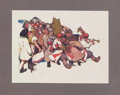 Польский Вифлеем Пл.02 by Влодзимеж Тетмайер, 1906 — digital art print download