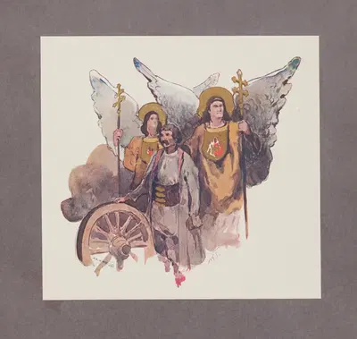 Польский Вифлеем Pl.12 by Влодзимеж Тетмайер, 1906 — digital art print download