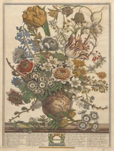 March by Pieter Casteels III, 1730 — digital art print download