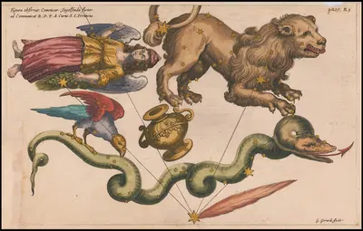 Фигура наблюдателя. Кометикар. Ингольштадт фактар ад Коммуникат by Станислав Лубенецкий, 1668 — digital art print download