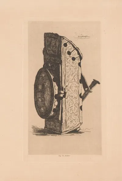 Les Lanternes Pl.10 by Анри-Шарль Герар, 1876 — digital art print download