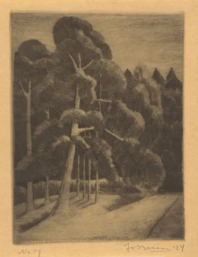 Boomgroep by Jo Bezaan, 1924 — digital art print download