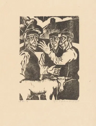 Handslag by Jo Bezaan, 1925 — digital art print download